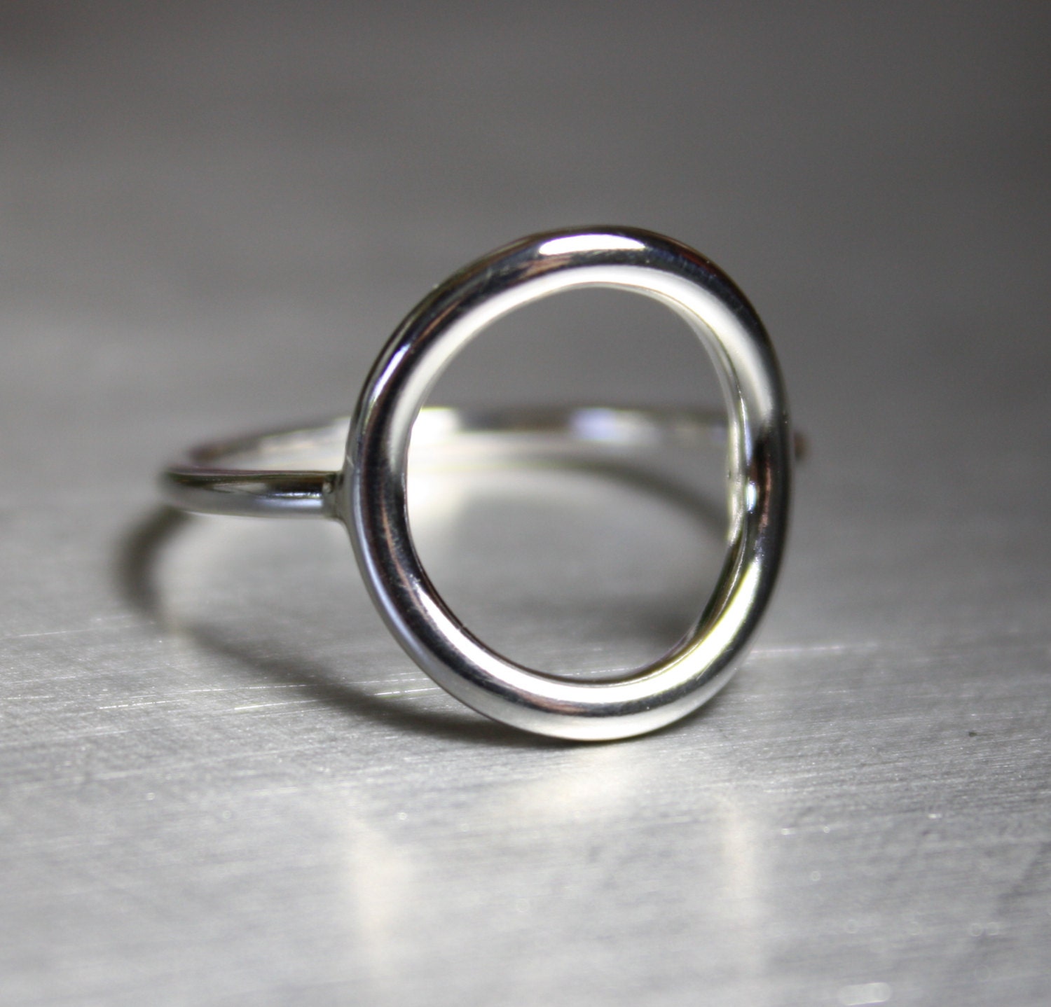 open-circle-ring-open-ring-silver-circle-ring-by-jenniferwood