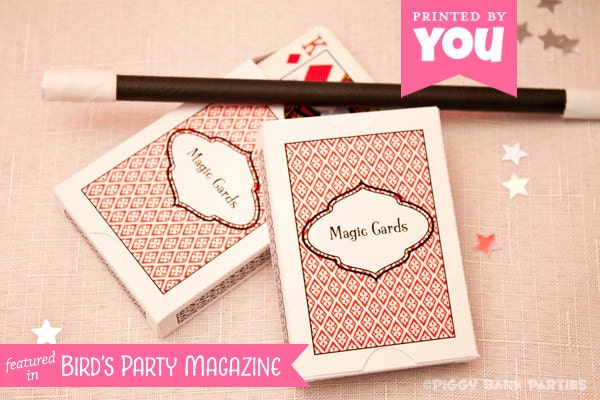 Playing Cards Favor Box : DIY Printable Deck of Cards Box PDF - Instant Download Il_570xn