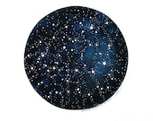 Imaginary Star Chart Number 6 - Original Watercolour Art - 10x12 Painting - Circle Constellations Night Sky - by Natasha Newton - theblackbirdsings