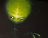 ALIEN 16x20 acrylic painting by Mike Boston - mikeboston