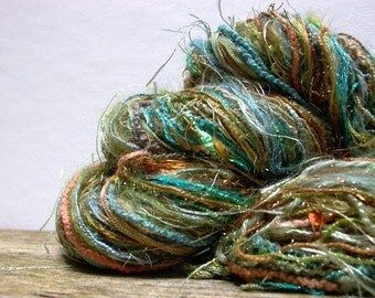 RESERVED for Candyce one skein scarf . sherwood by KnotOriginal