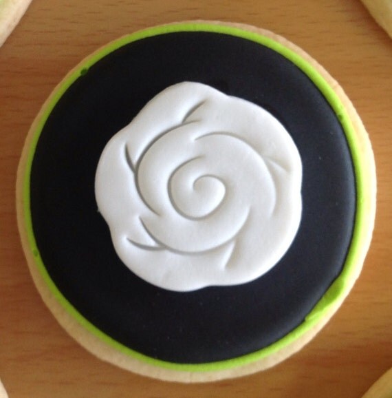 Rose Hand Decorated Sugar Cookie Favors Il_570xn