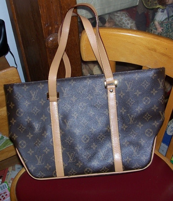 Vintage Replica Louis Vuitton Tote Bag Purse by DelightfulItems