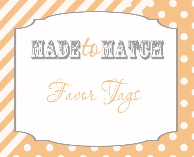 Made to Match Printable Favor Tags Il_570xn