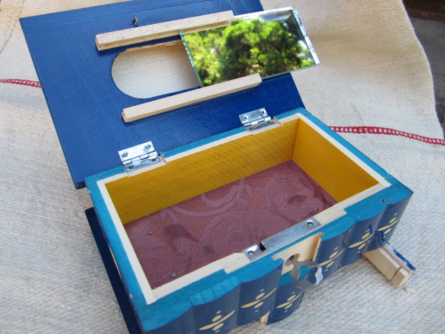 Wooden Large Puzzle Jewelry Box w/ Hidden Compartment by kalotart