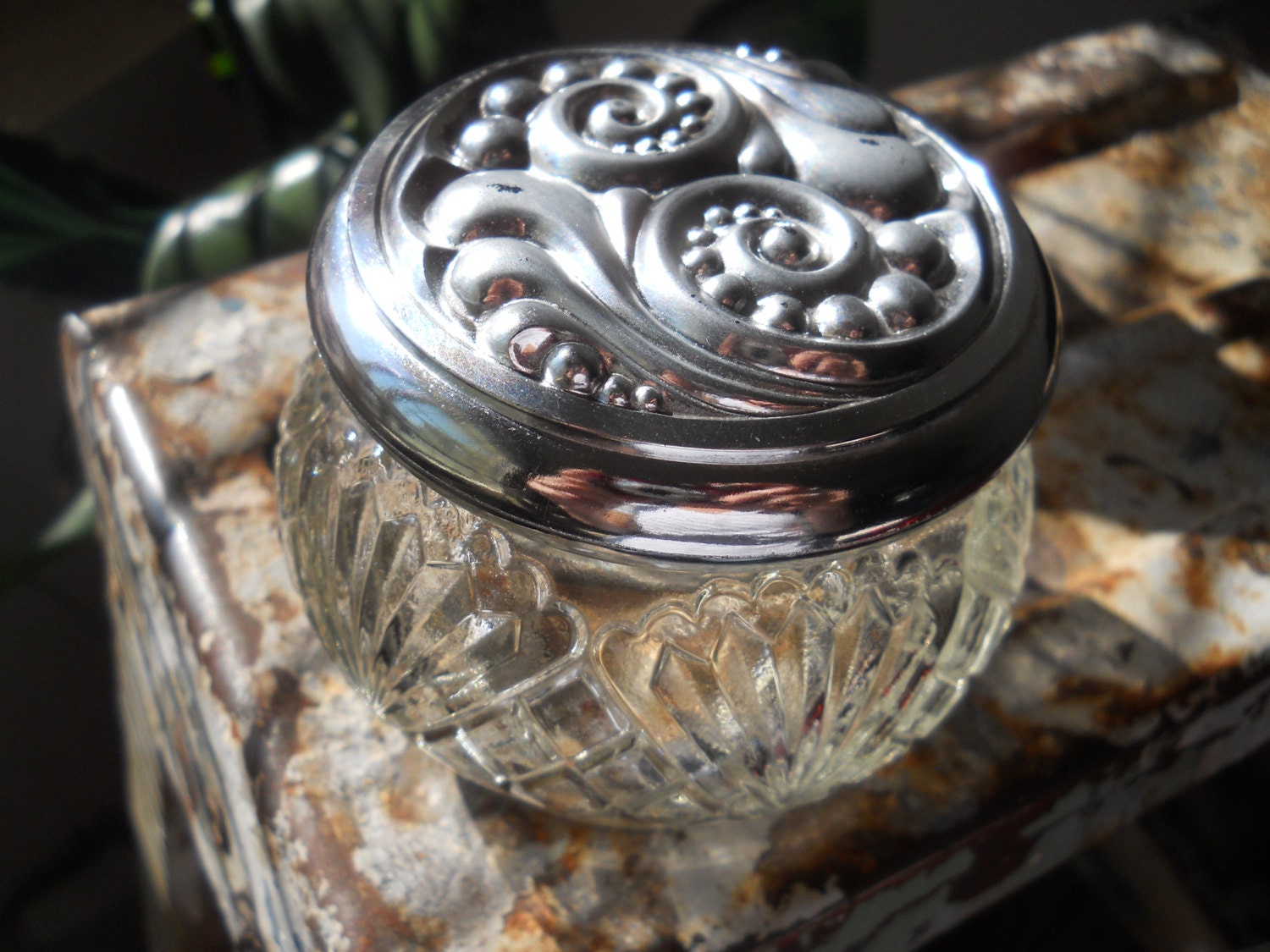 Vintage Avon Rich Moisture Cream 5oz Glass Jar