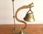 Vintage Brass Dragon Bell - OverniteVintage