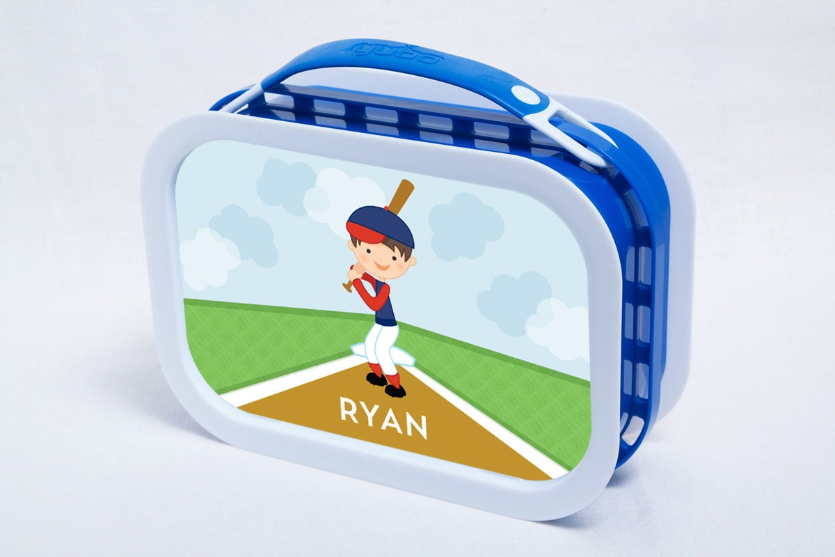 Personalized Childrens Lunchbox - Baseball Boy Il_570xn