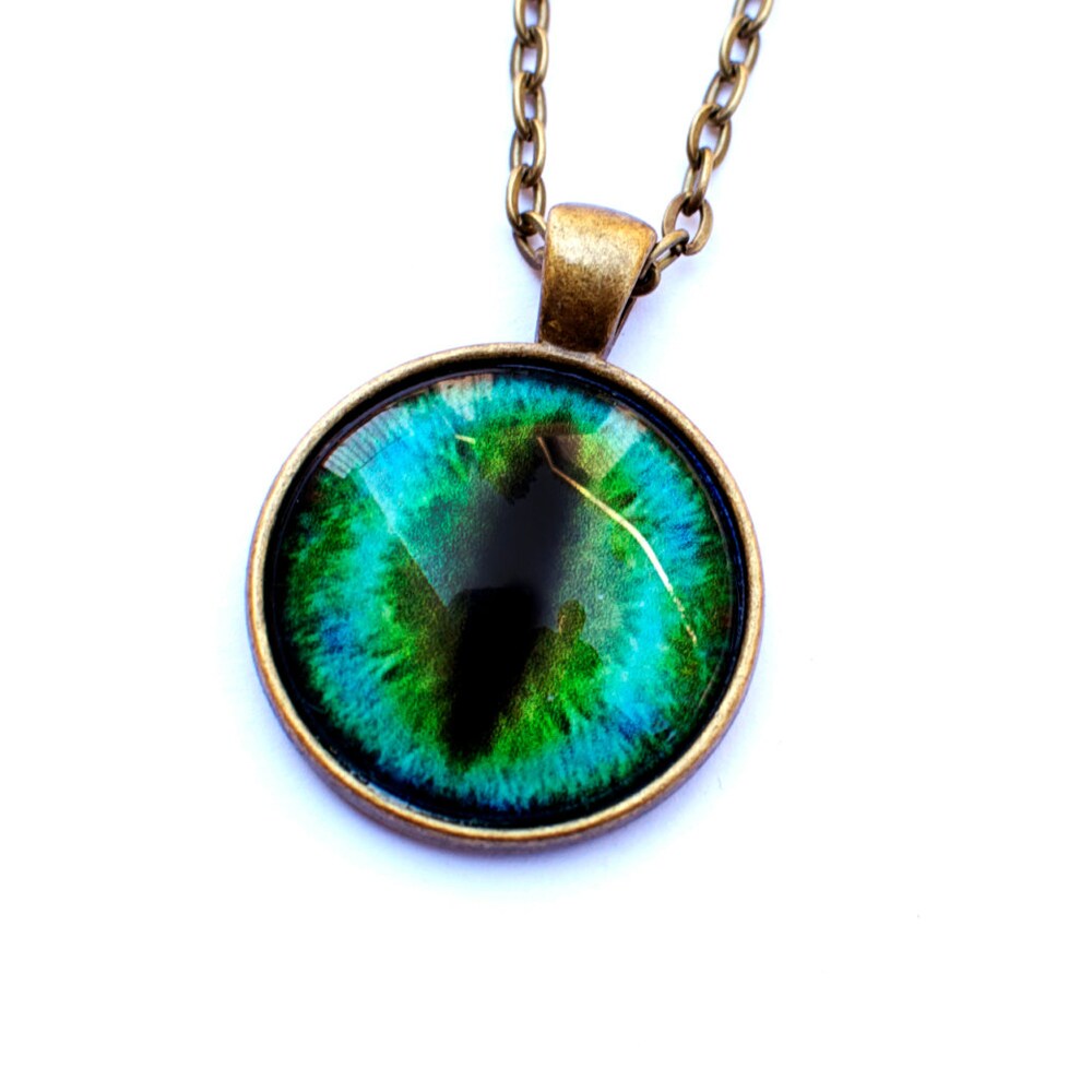 Green Cat Eye Necklace