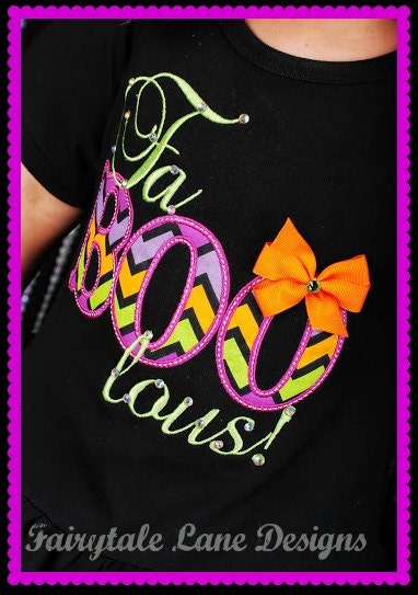 faboolous halloween shirt