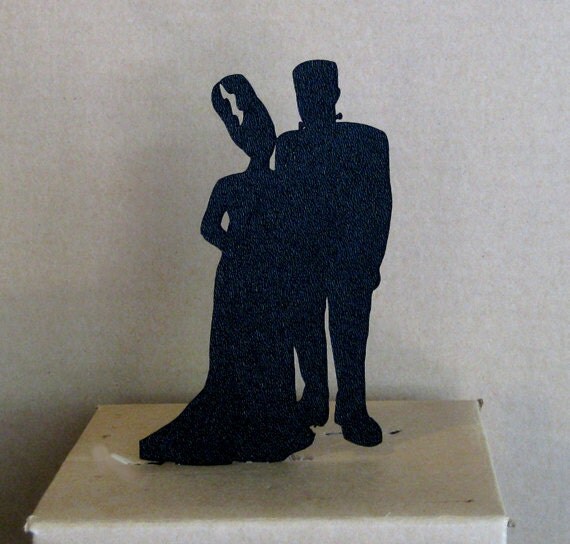 Wedding Cake Topper Halloween Wedding Cake Topper by