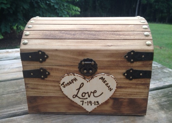 Rustic Wedding Chest - Love Letter Chest - Love Notes Chest - Rustic Wedding - Wishing Tree - Wishing Well Chest