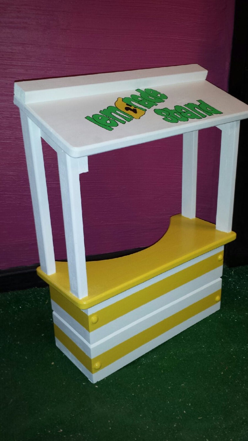 American girl doll sized lemonade stand by Dcwp on Etsy