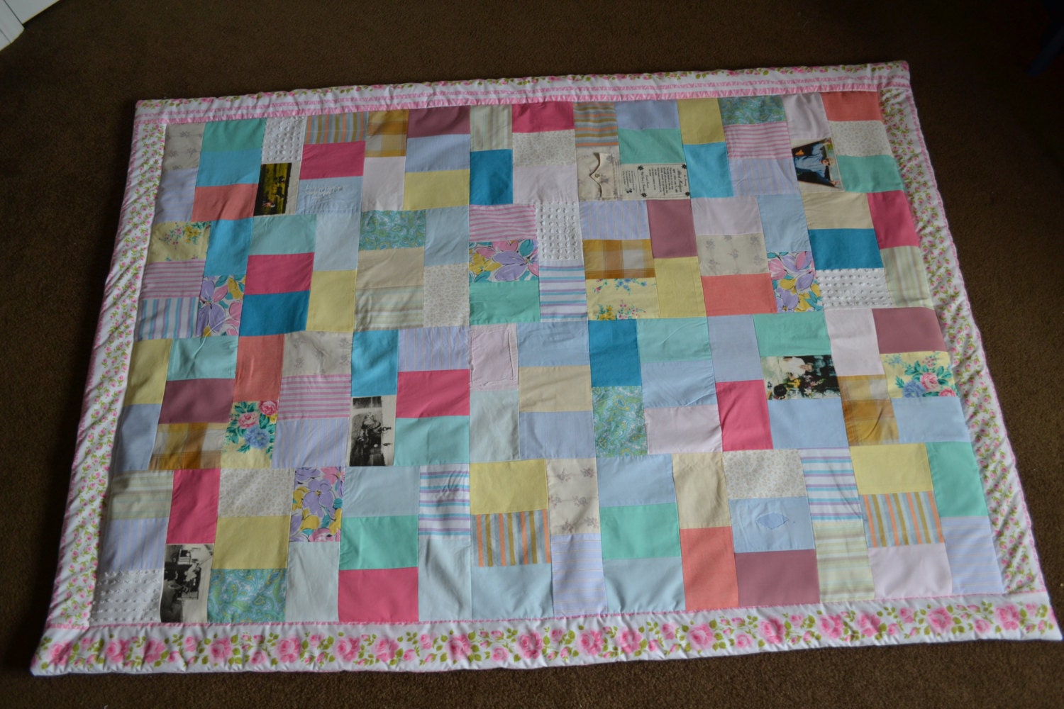This blanket is a MEMORIAL BLANKET in rememberance of a lost loved one