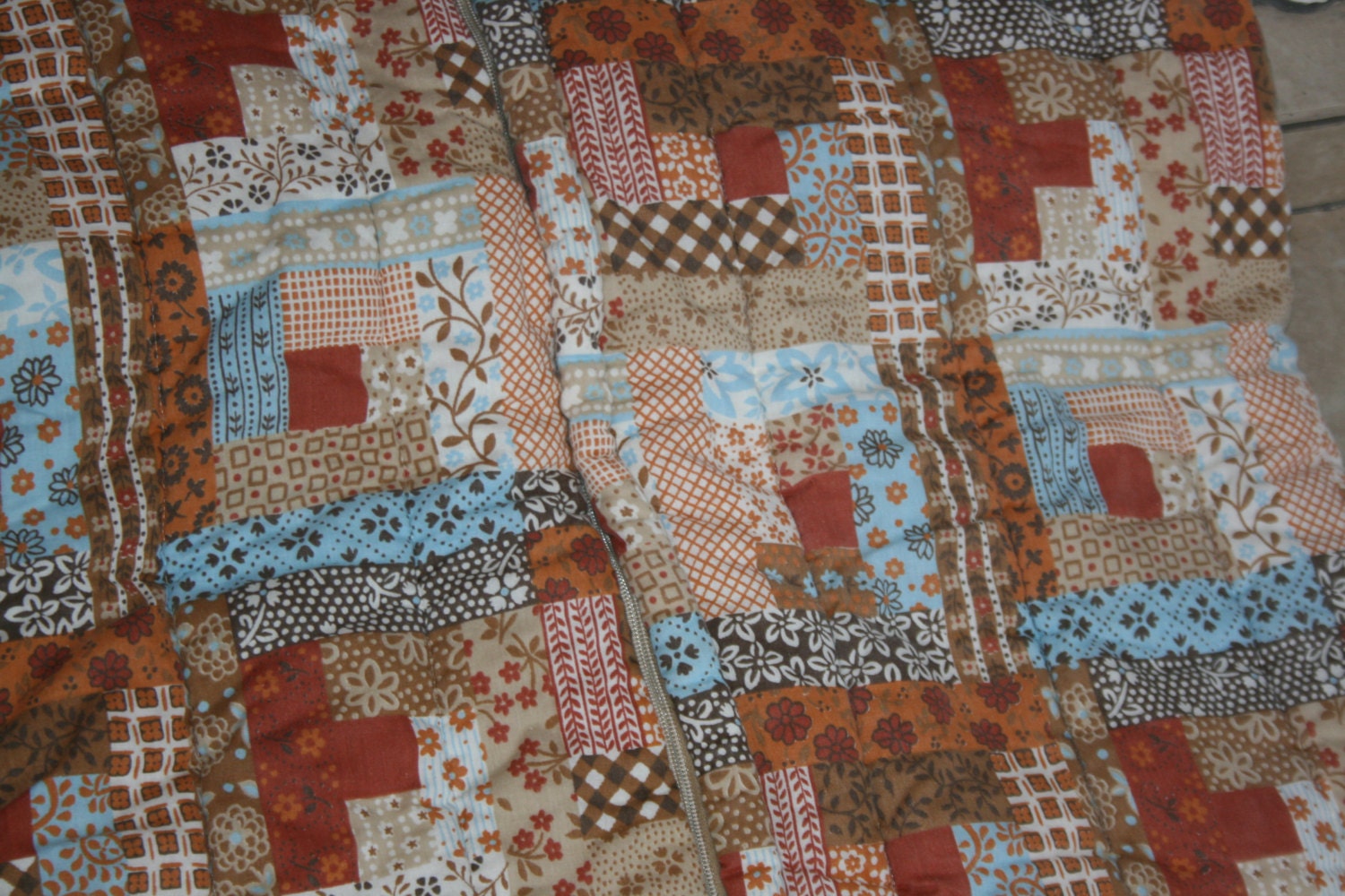 Snug Sack blanket vintage multi color by Tildaloumalou on Etsy