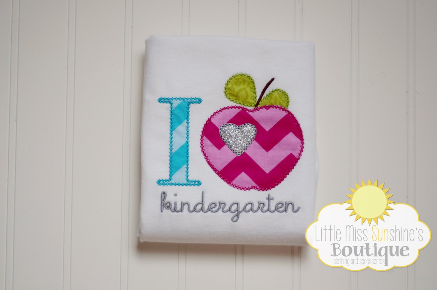 I Love Kindergarten Shirt, Back to School Shirt - LittleMissSunshinesB