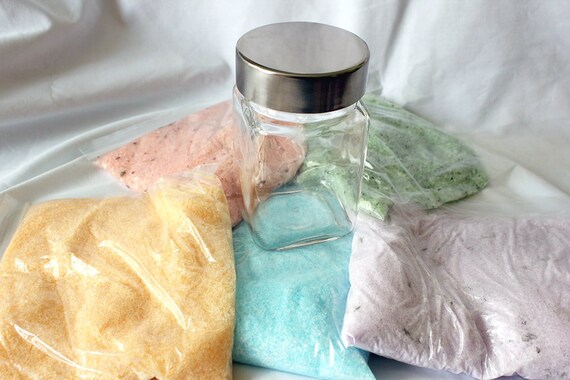 Bath Salts Sea Salt Bath Soak Scented 10 oz by GwensHomemadeGifts
