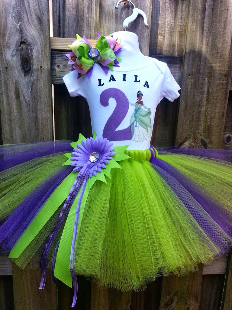 princess and the frog tutu set