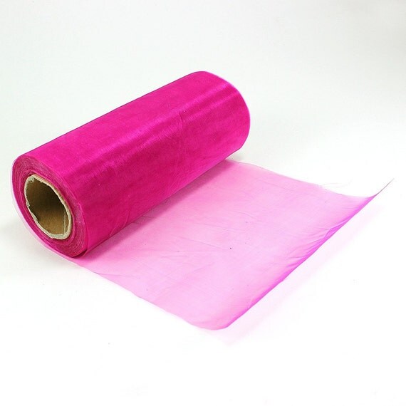 Sheer Organza Spool Rolls 6" (spool of 25 yards) Il_570xn