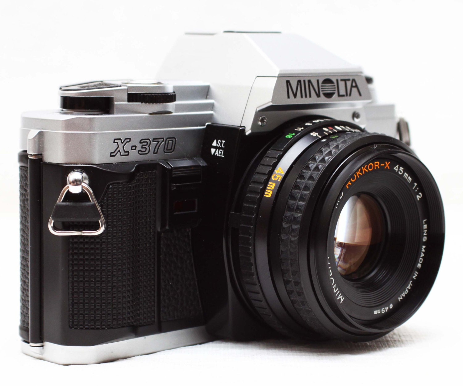 Vintage Minolta X-370 35mm SLR Film Camera With By LePhotographeNY