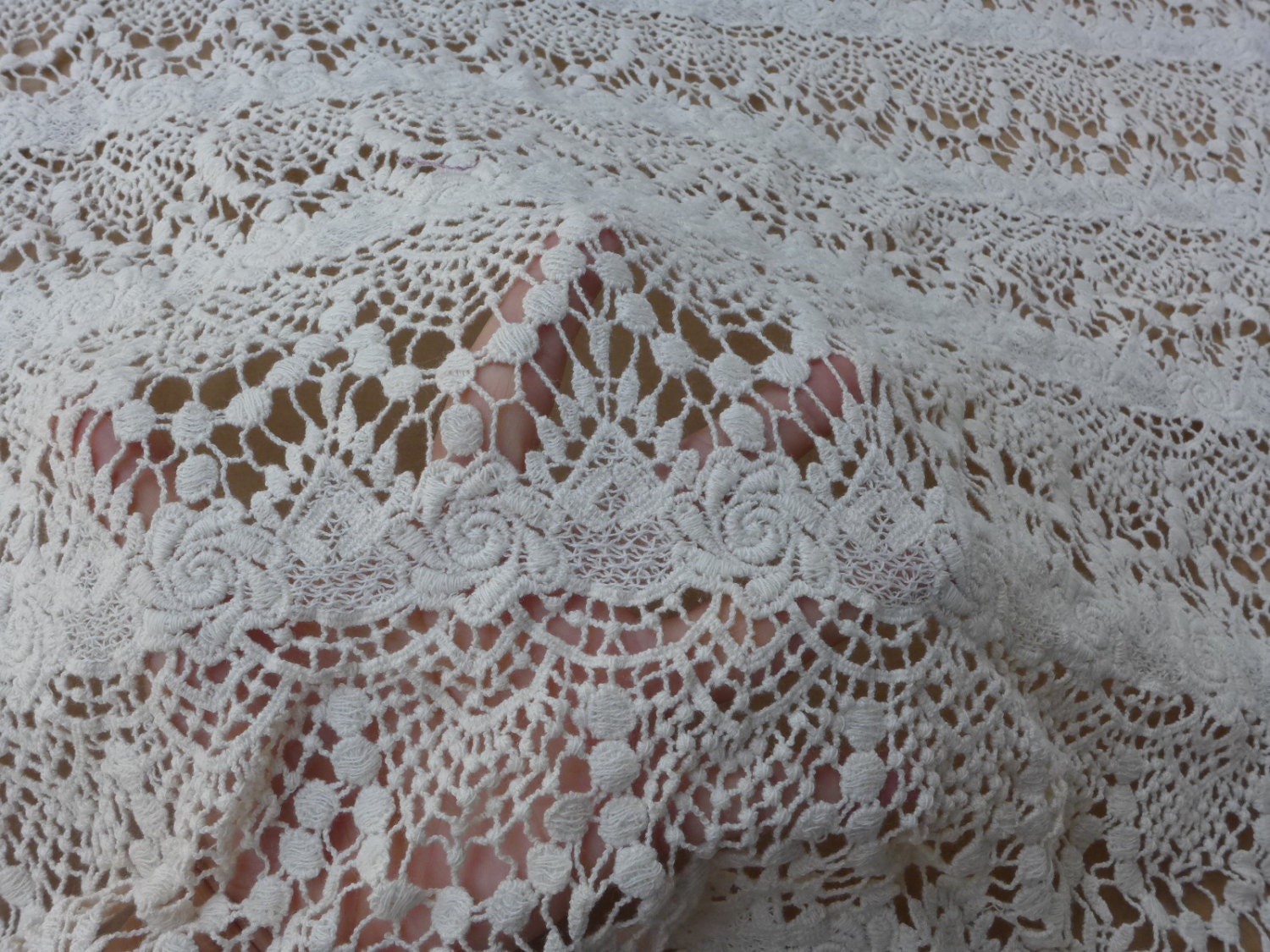 Nude Lace Fabrics Cm Width Cotton Bride Franch Dress Fabric