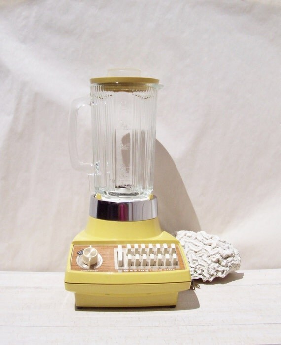 Vintage Waring Blender Nova II Series Yellow 15 Button by umeone