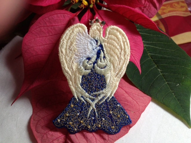 Lace Angel of Peace with Dove...can be made to order
