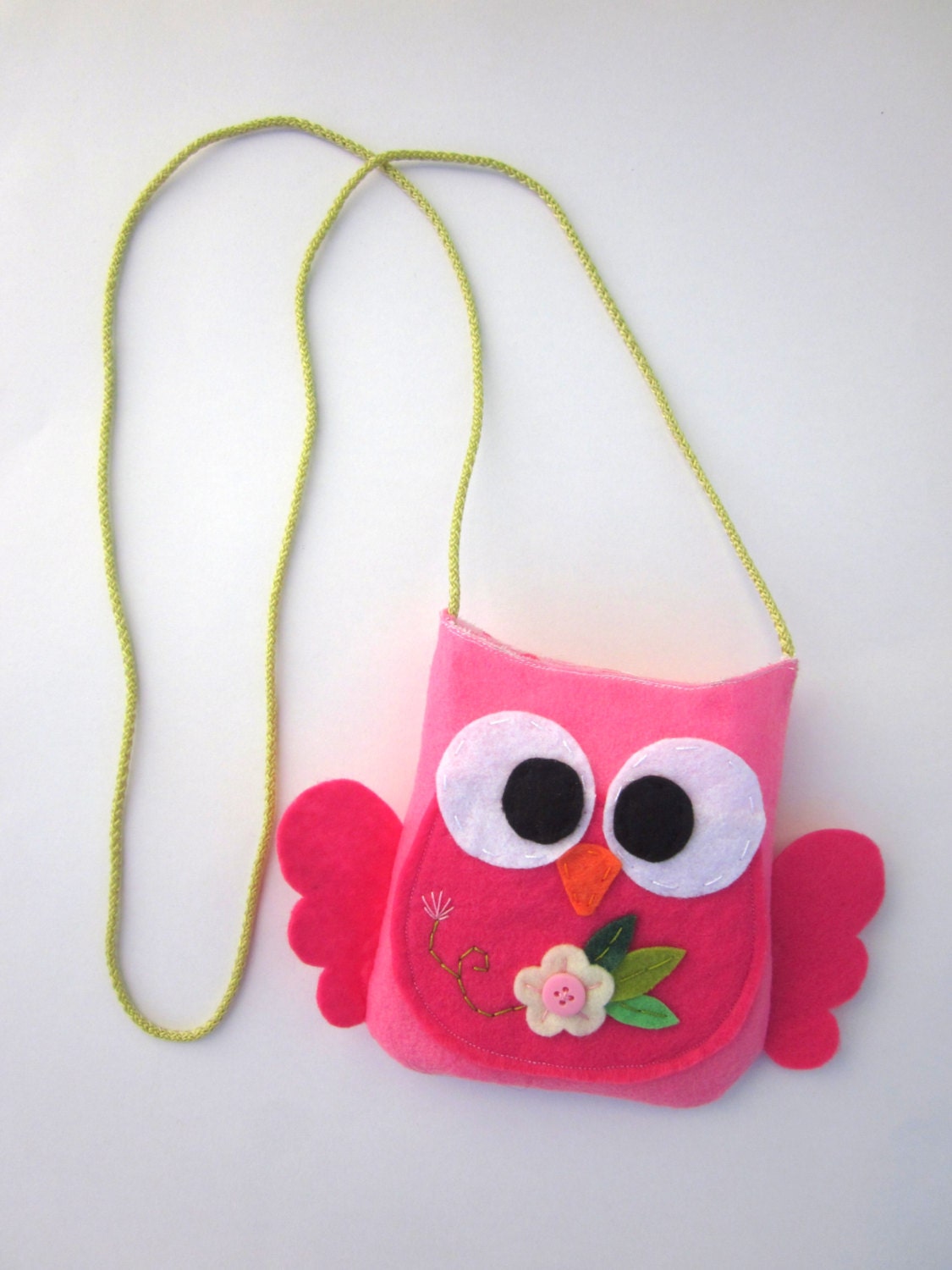 Items Similar To Bolsito Buho Rosa Para Niña Mini Bolso De Fieltro Bolso Rosa On Etsy 4533