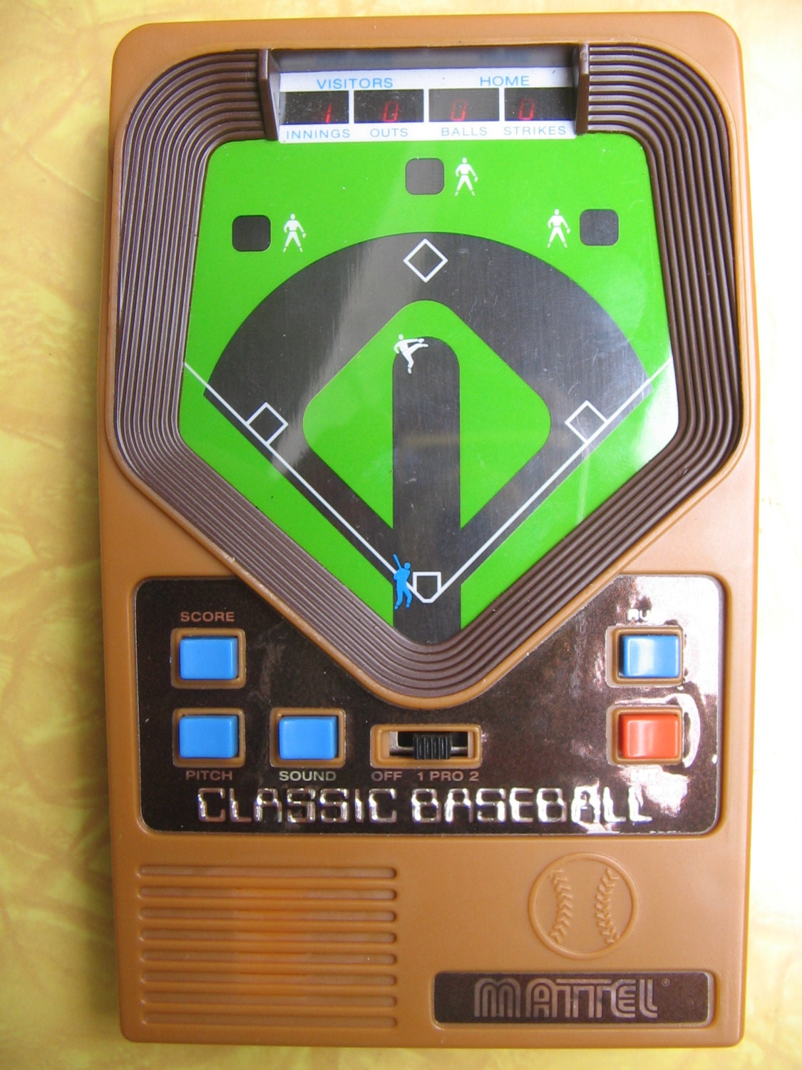 Classic BASEBALL handheld electronic MATTEL by vintage3DKreations