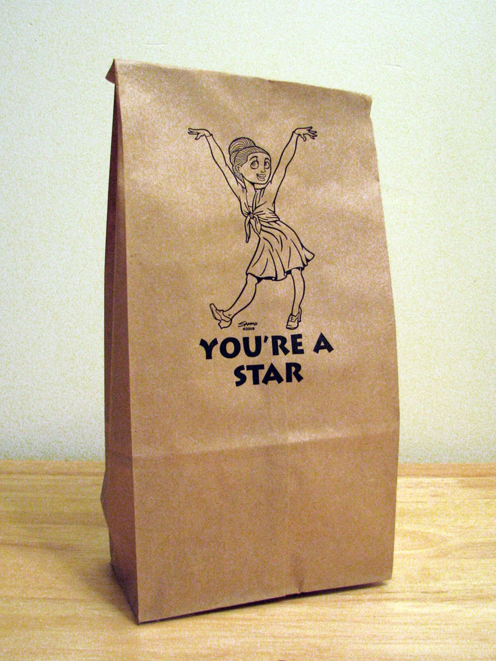 star lunch bag