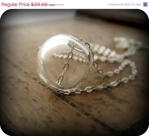 Glass bubble - necklace