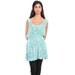 SALE - Floral tunic sleeveless summer Medium