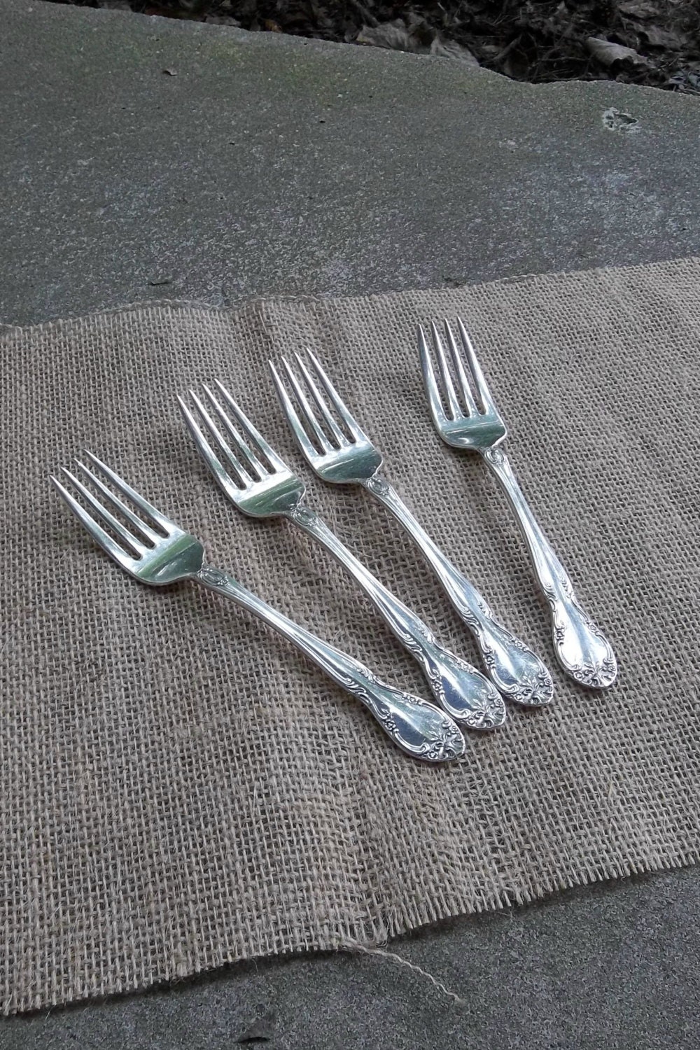 Vintage Flatware Silver Forks GORHAM Silver Plate by misshettie