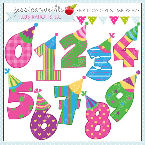 clipart birthday numbers - photo #5