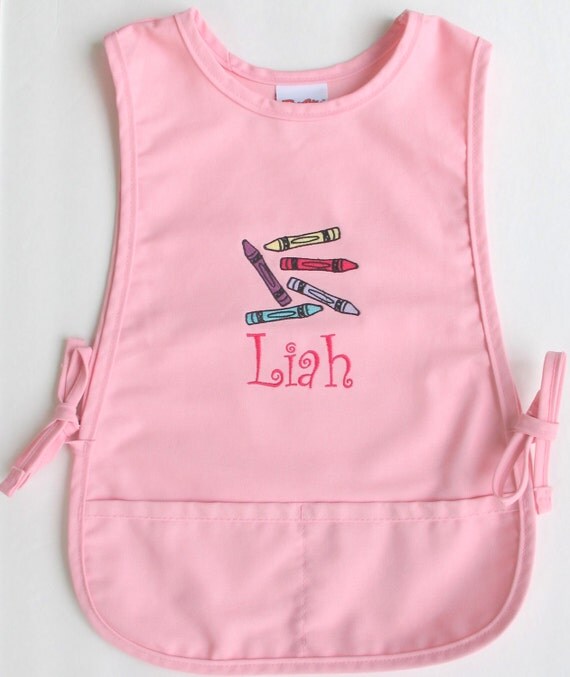 Personalized Kids Smock Custom Childs Art Apron by aTwinkleStar