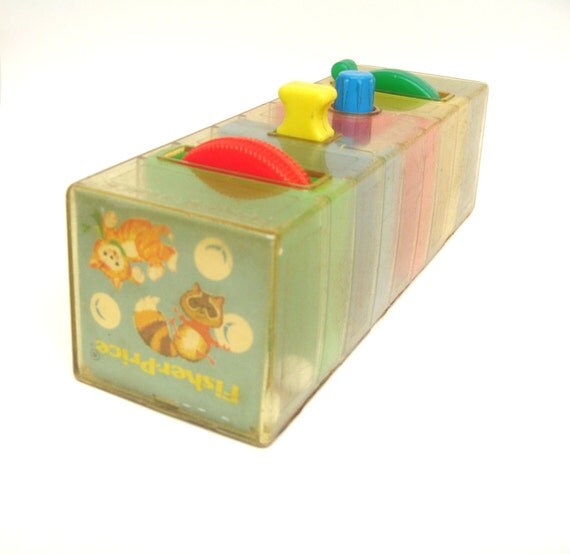 RESERVED Vintage Fisher Price Tumble Tower by toysofthepast