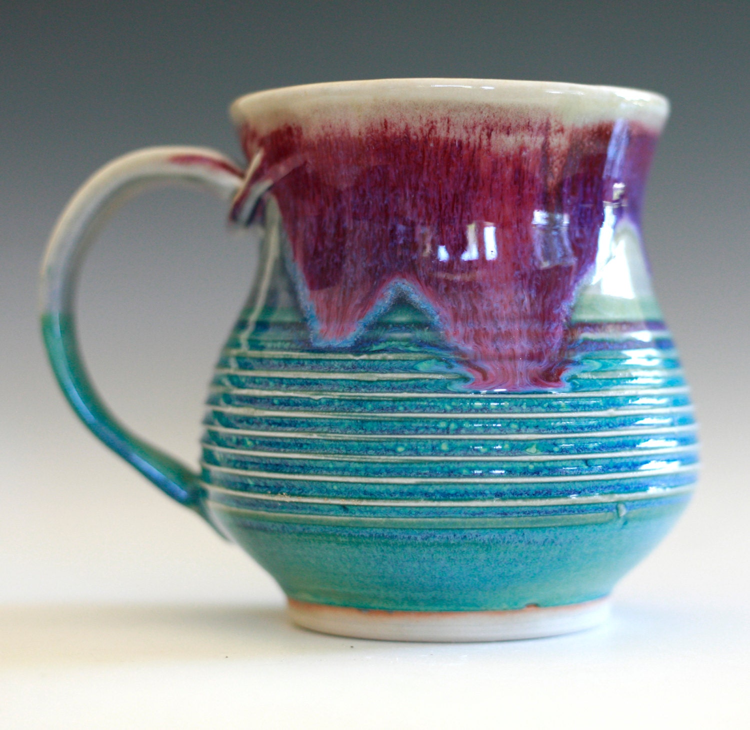 Large Coffee Mug 20 oz handmade ceramic cup ceramic by ocpottery