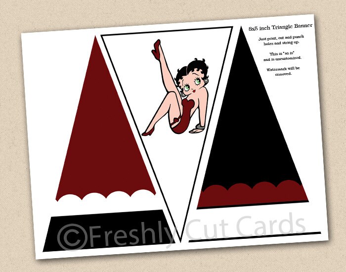 Boop Boop De Boop Printable Banner Il_570xn