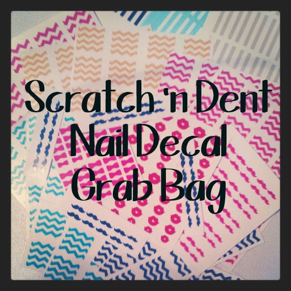Scratch 'n Dent Nail Decal GRAB BAG
