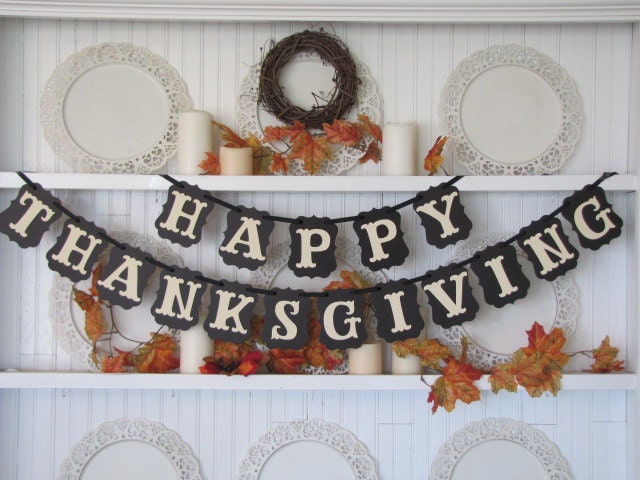 HAPPY THANKSGIVING Banner for the Thanksgiving Season - ParamoreArtWorks