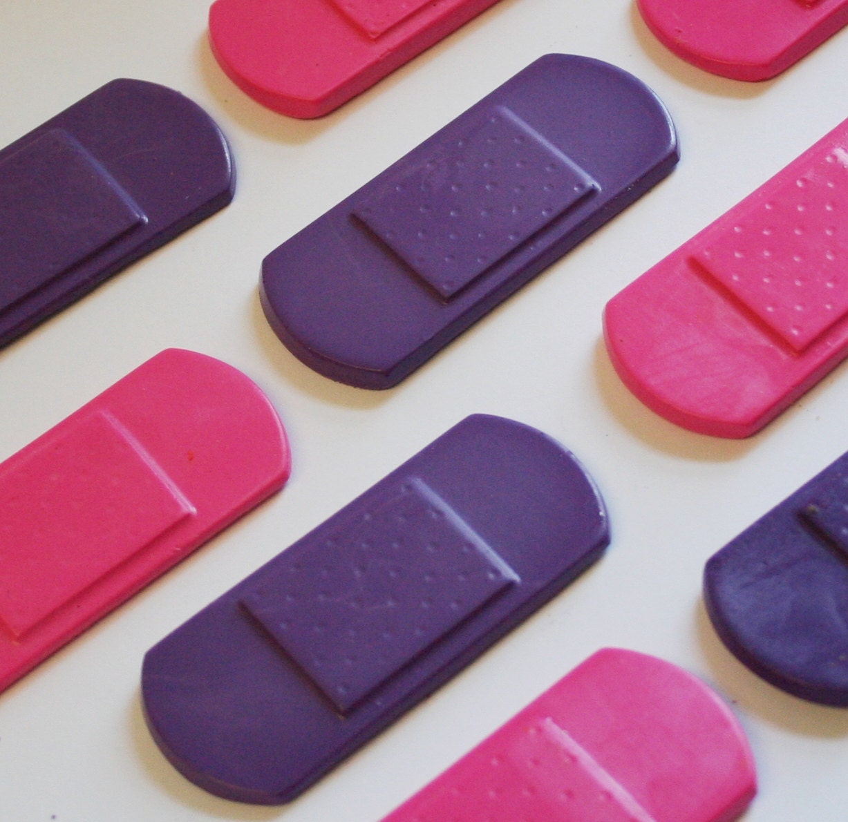 Bandage Crayons - Set of 8 (4 Pink and 4 Light Purple) - Great for a Doc McStuffins Party