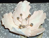 Gumpaste Fantasy Rhinestone Flower Cake Topper - GumpasteGarden