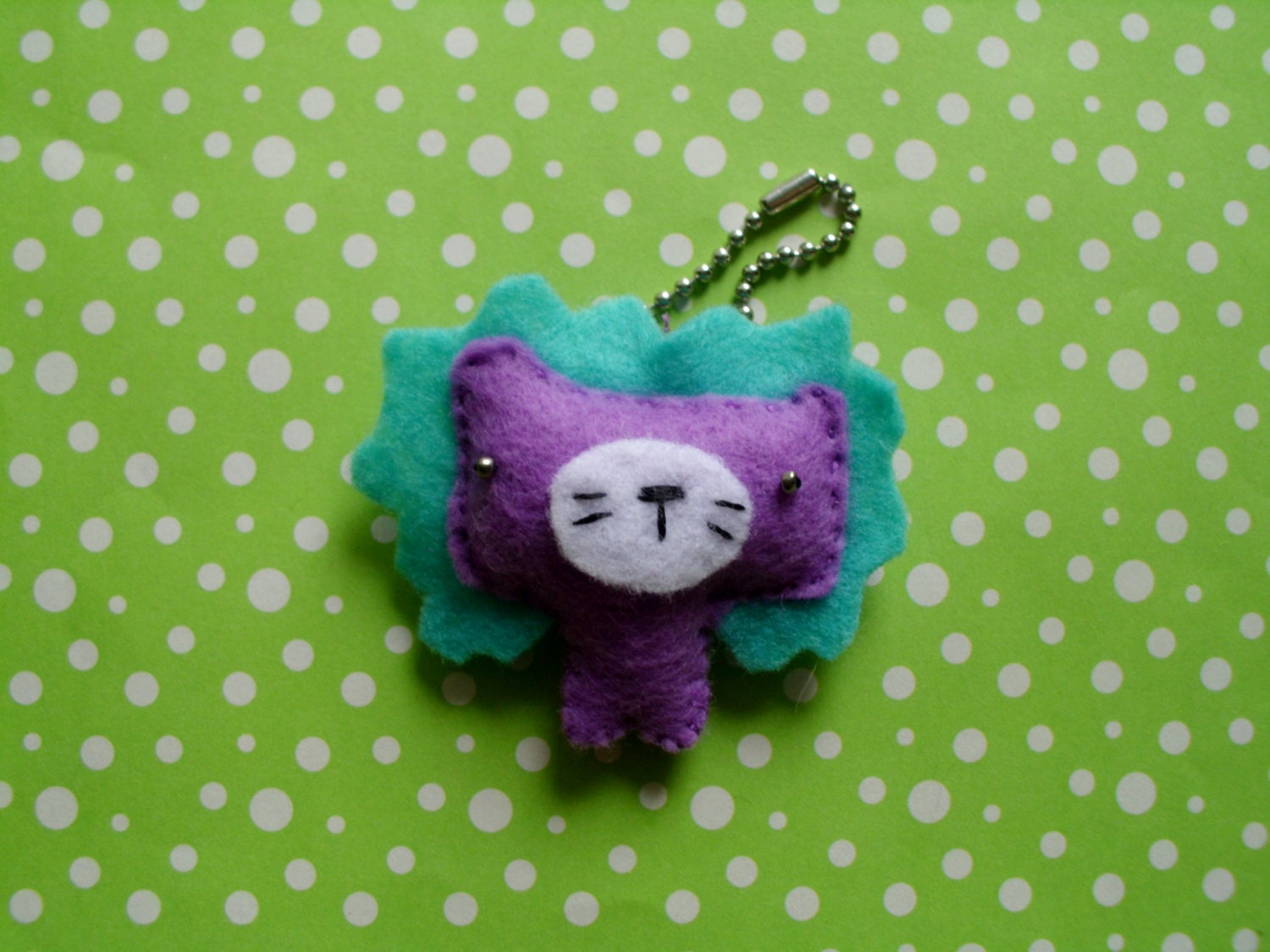 plush lion keychain