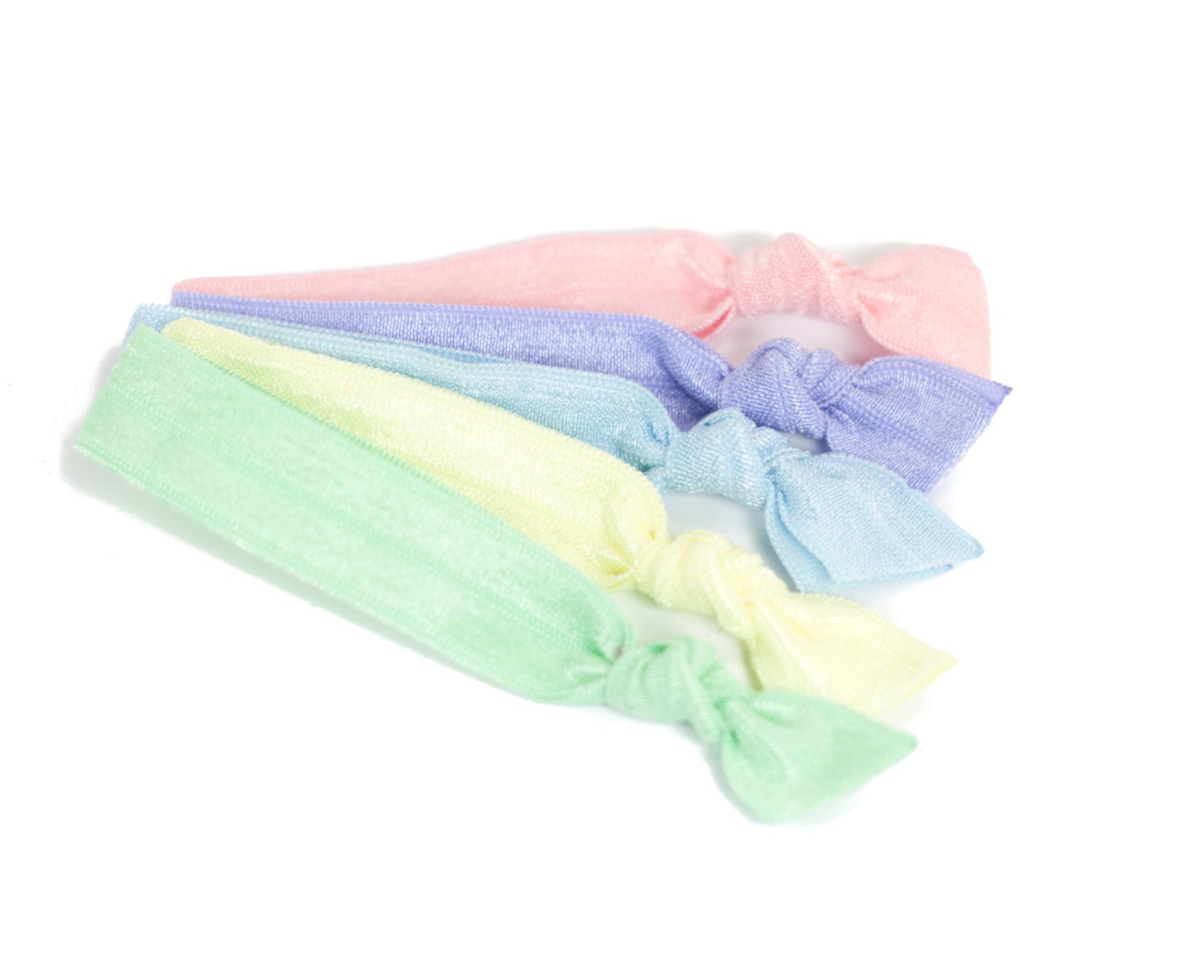 No Tug Hair Ties Pretty Pastels set of 5 Elastic Hair Ties that double as a bracelet Emi Jay Like Hair Ties for ponytail - NoTugHairTies No Tug Hair Ties Pretty Pastels set of 5 Elastic Hair Ties that double as a bracelet Emi Jay Like Hair Ties for ponytail - NoTugHairTies