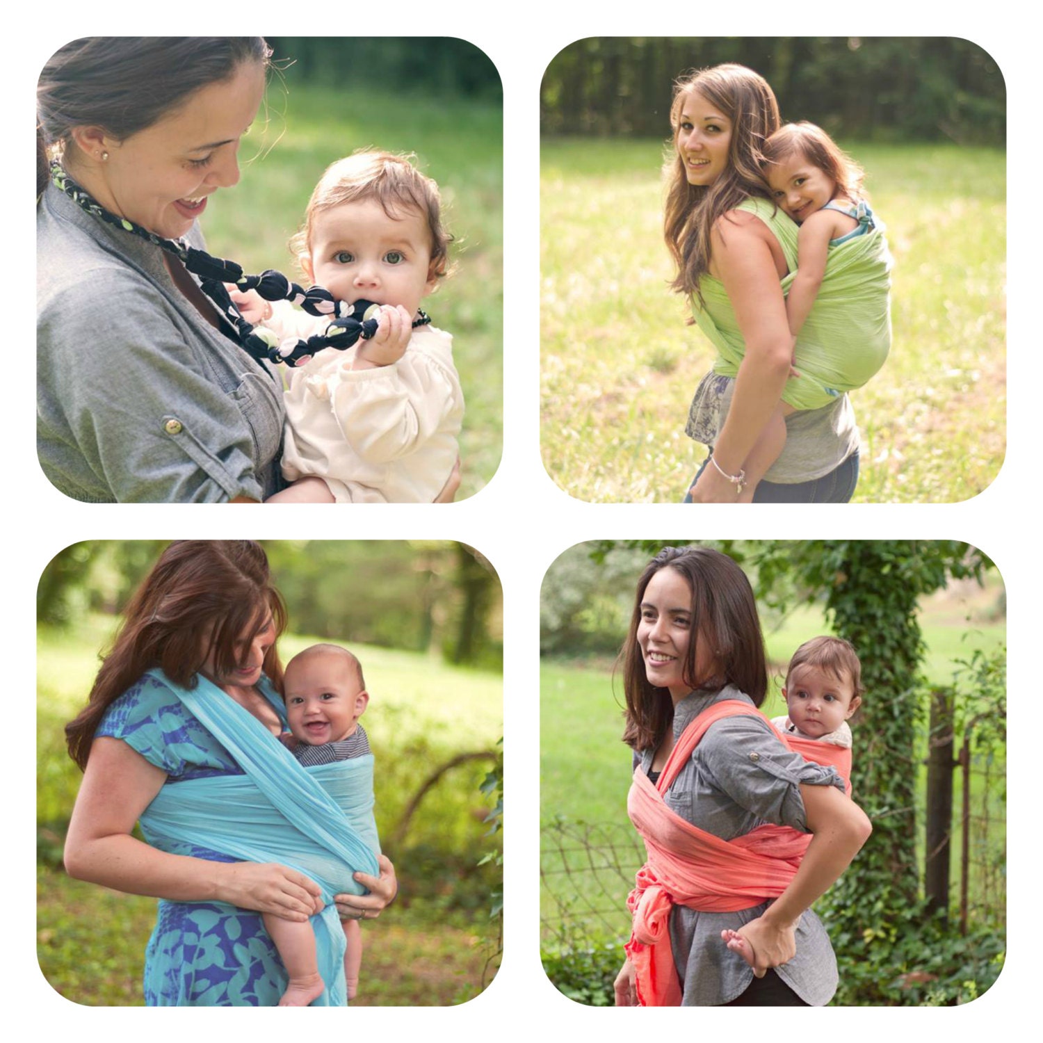 Cotton Gauze Baby Wrap Carrier like Moby Wrap Woven by graceeugene