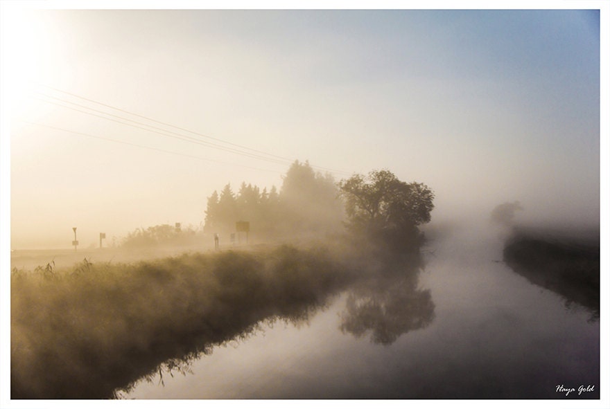 Misty and dreamy landscape, fine art photography, 11"x17" - hayagold