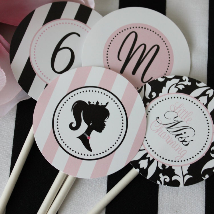 Charm School Printable Party Circles : Printable Party Designs by The Tiny Tiara Il_570xn