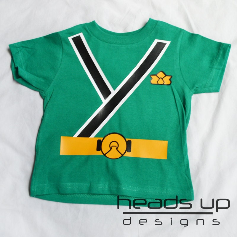 Samurai Power Ranger Boy Shirt - Toddler Boy Samurai  tshirt - Super Hero t shirt - Red, Blue, Green, Pink, Yellow, Black - Costume -