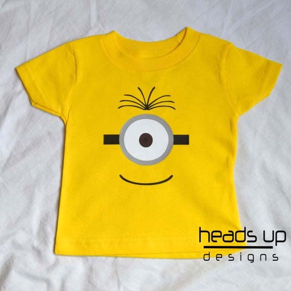 Toddler Minion Shirt - One Eye Minion tshirt Boy - Girl Despicable Me t shirt - Kid Minion t-shirt - Costume -