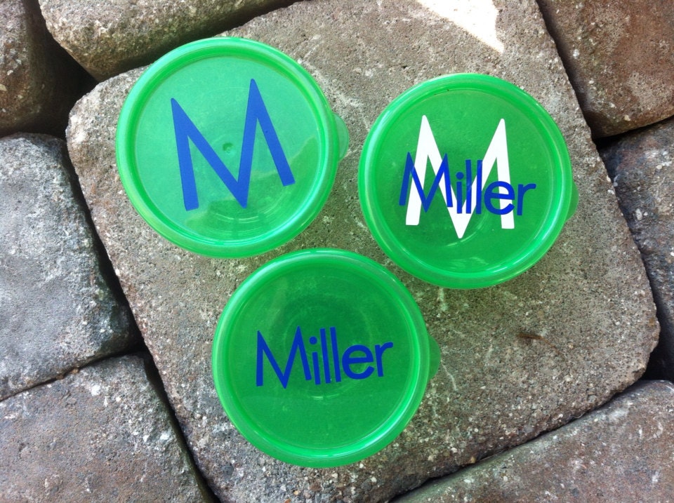 Personalized Snack Cups / Bowls - Set of 3 - TooCutePersonalized